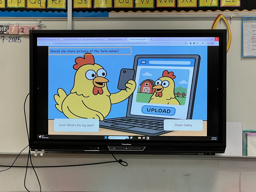 Internet Safety with First Grade