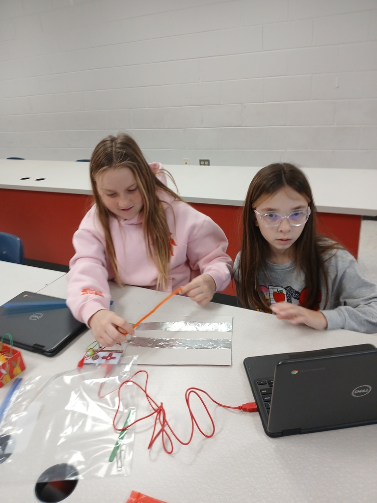 5th Grade Students use Makey Makey to find insulators and conductors
