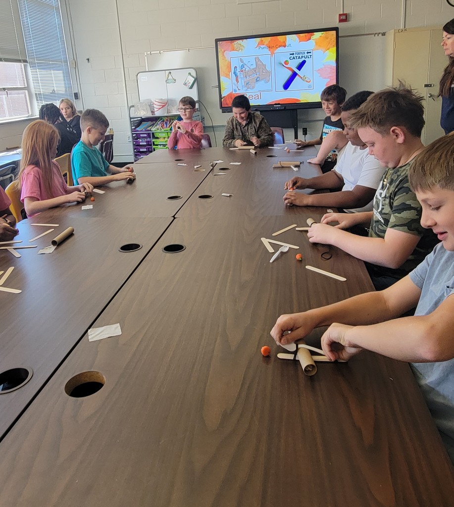Students  Built Pumpkin/Turkey Catapults