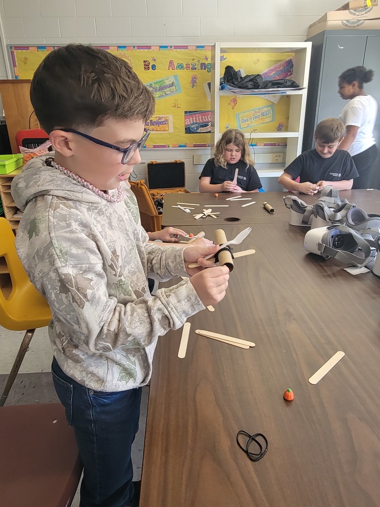 Students  Built Pumpkin/Turkey Catapults
