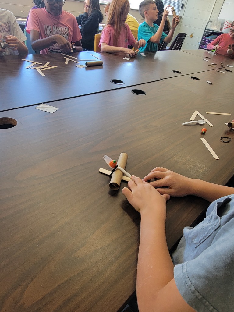 Students  Built Pumpkin/Turkey Catapults