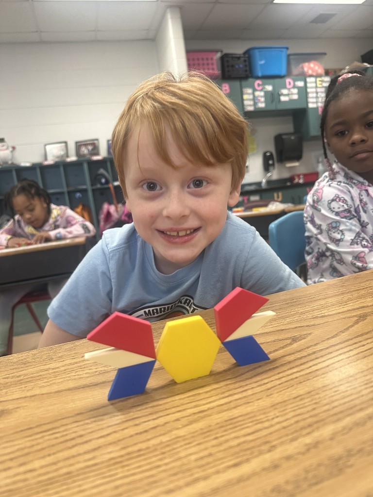 Students Build Symmetrical Structures
