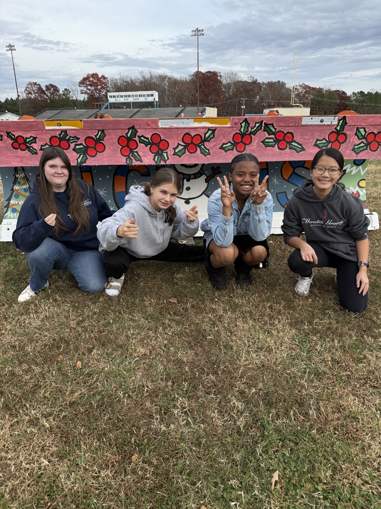 Students who worked on the snow plow.