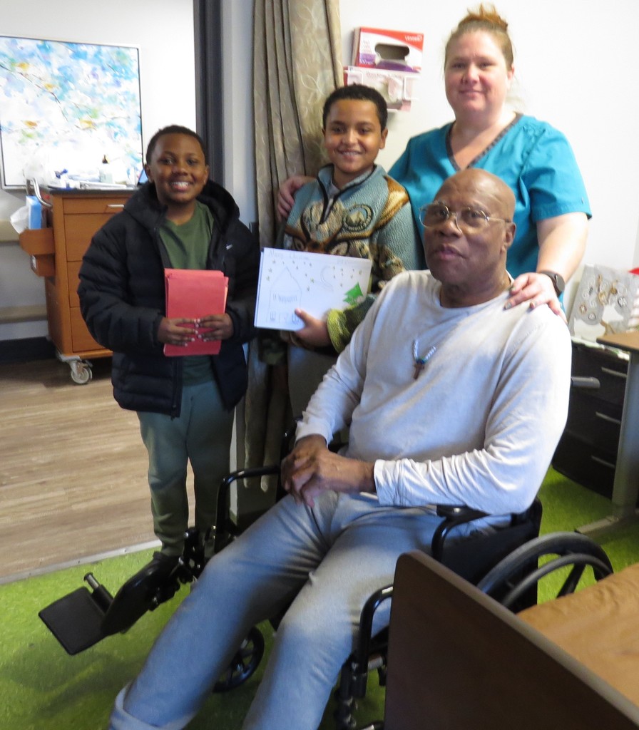 Scottsburg Elementary SCA Delivers Donations Collected for the Residents at South Boston Health and Rehab for Christmas