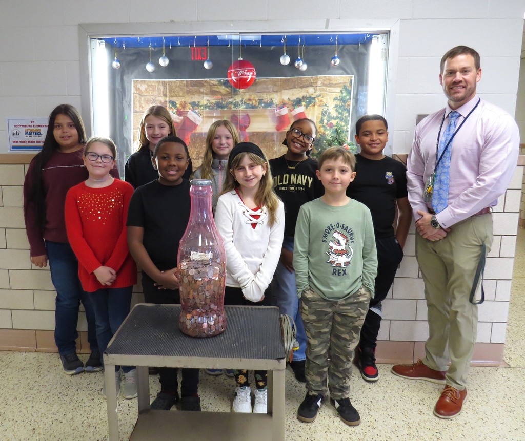 Coins for a Cause at Scottsburg Elementary