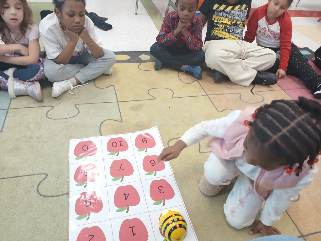 Kindergarten uses Bee Bot to Learn Counting