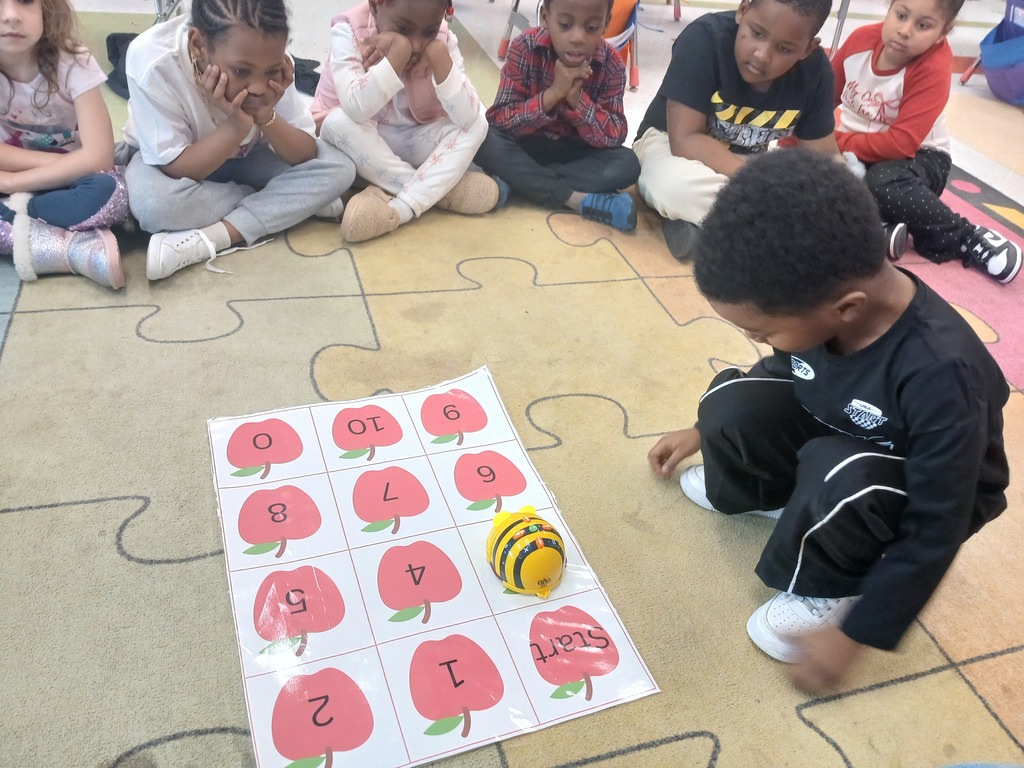 Kindergarten uses Bee Bot to Learn Counting
