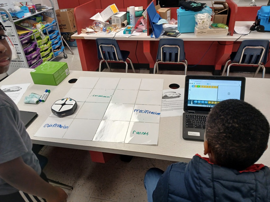 Root Robot with Third Graders Learning About the Water Cycle