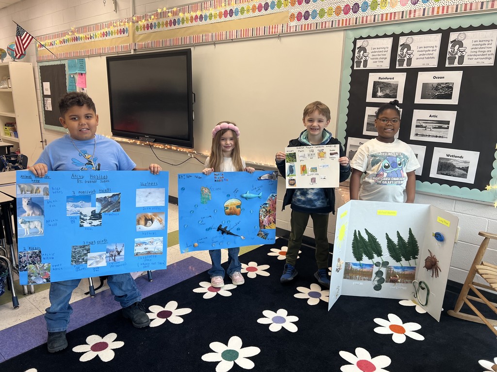 Second Grade Habitat Projects