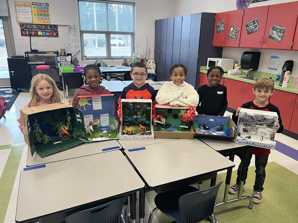 Second Grade Habitat Projects