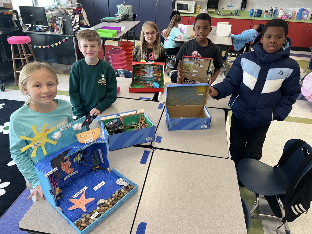 Second Grade Habitat Projects