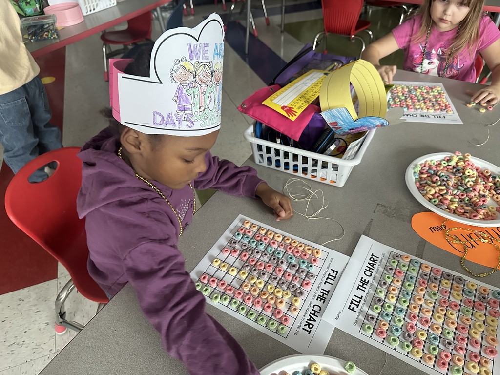 Ms. Redd's Class Celebrate 100th Day of School