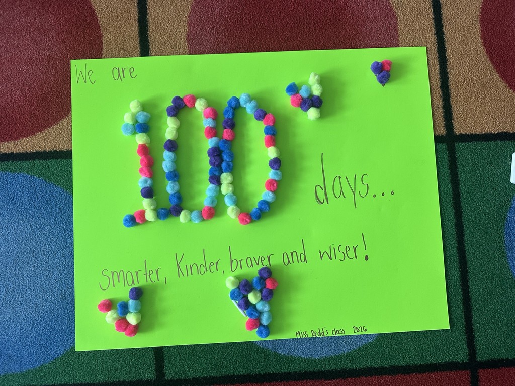 Ms. Redd's Class Celebrate 100th Day of School