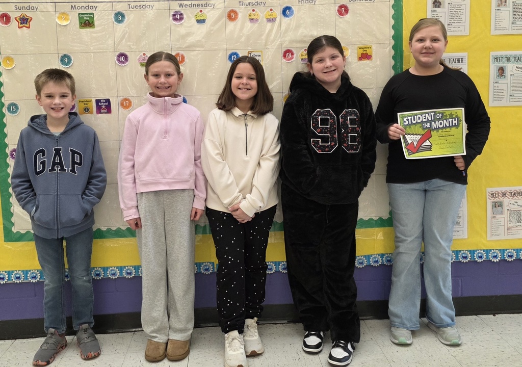 January Students of the Month