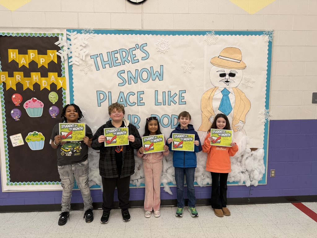 January Students of the Month