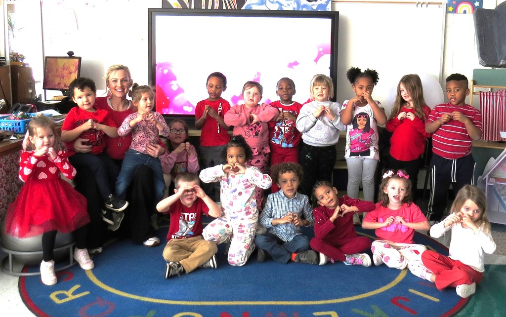 Students Show Caring Spirits By Wearing Red and Pink