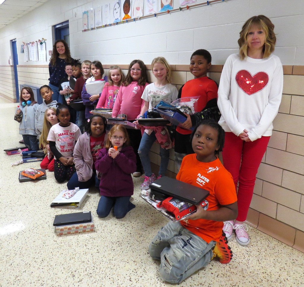 Students Show Caring Spirits By Wearing Red and Pink