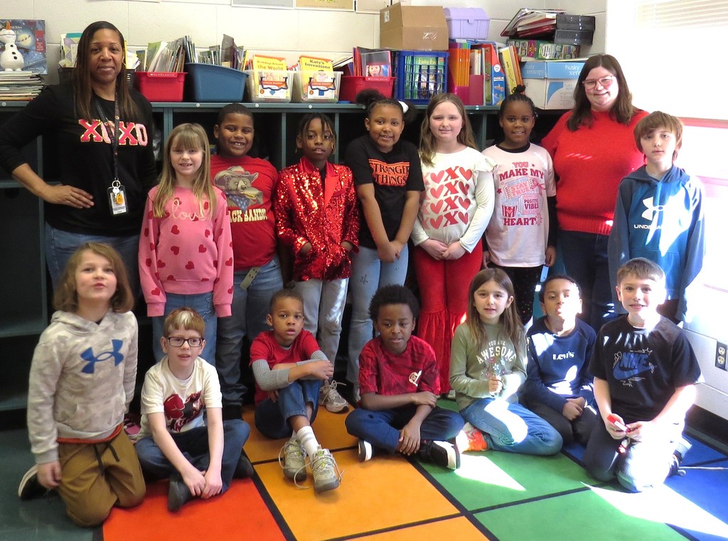 Students Show Caring Spirits By Wearing Red and Pink
