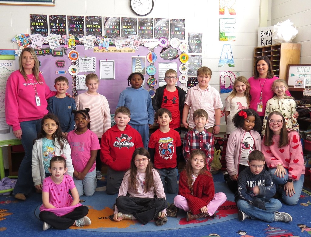Students Show Caring Spirits By Wearing Red and Pink