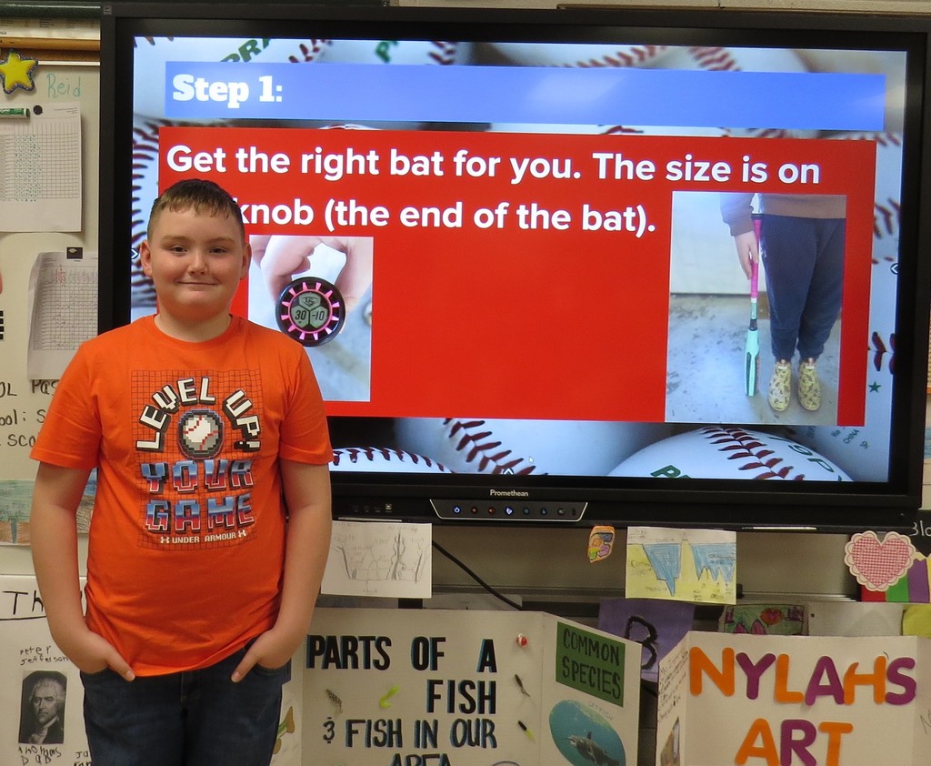 Fourth Grade 4-H Presentation Projects at Scottsburg Elementary