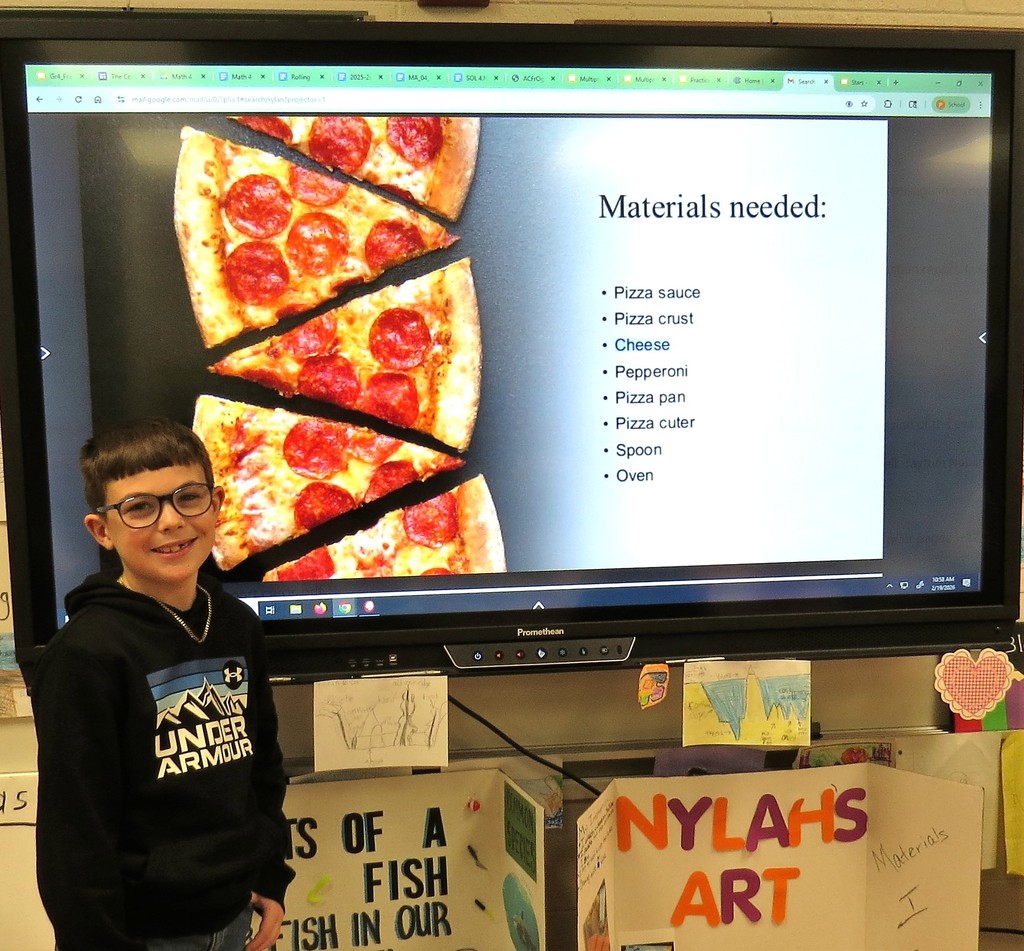 Fourth Grade 4-H Presentation Projects at Scottsburg Elementary