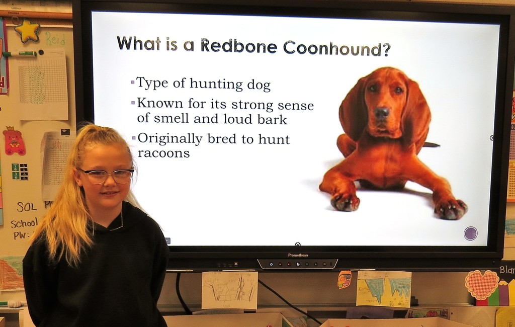 Fourth Grade 4-H Presentation Projects at Scottsburg Elementary