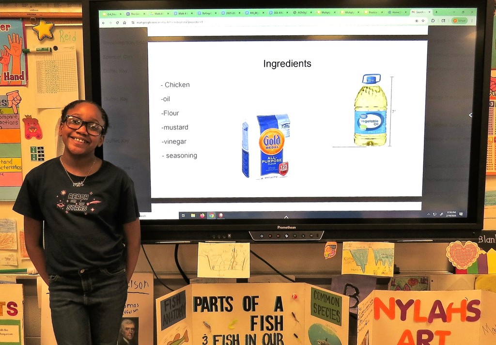 Fourth Grade 4-H Presentation Projects at Scottsburg Elementary