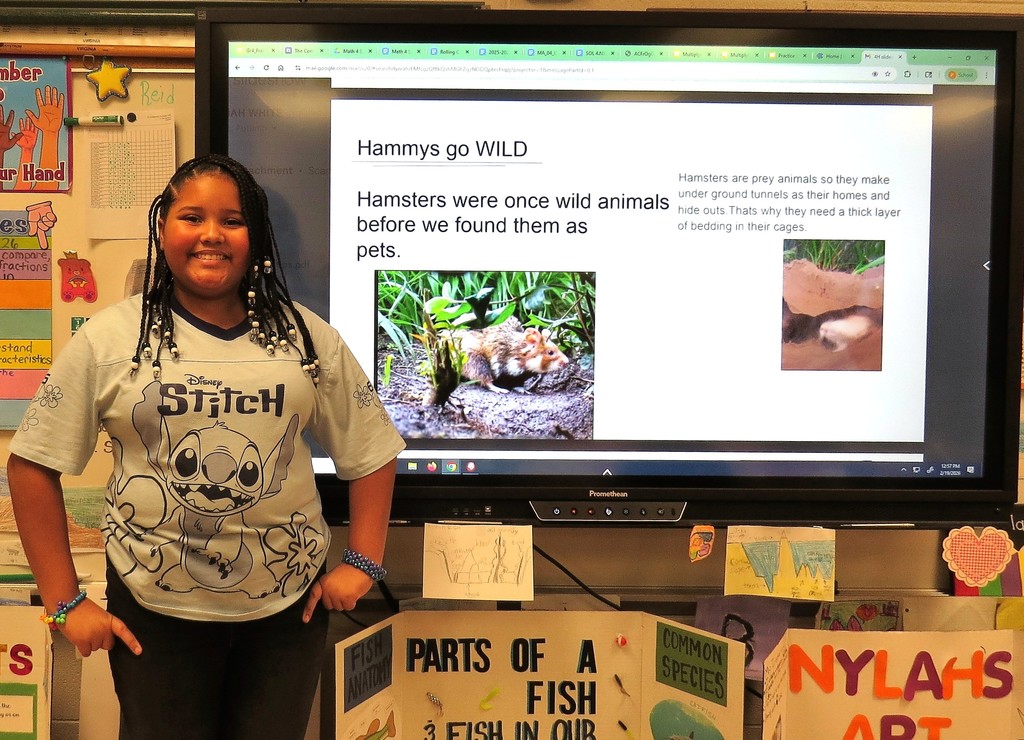 Fourth Grade 4-H Presentation Projects at Scottsburg Elementary