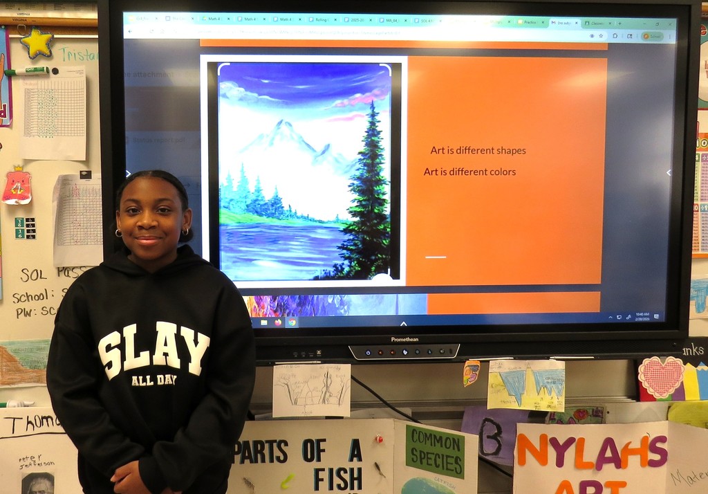 Students in Fourth Grade Create 4-H Presentation Projects 