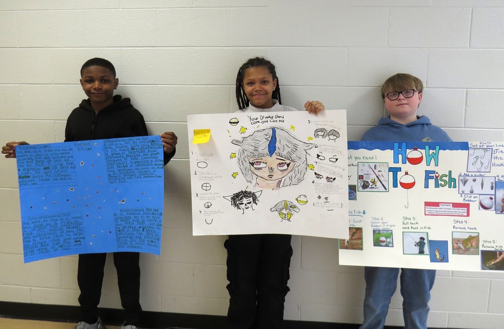 Students in Fourth Grade Create 4-H Presentation Projects 