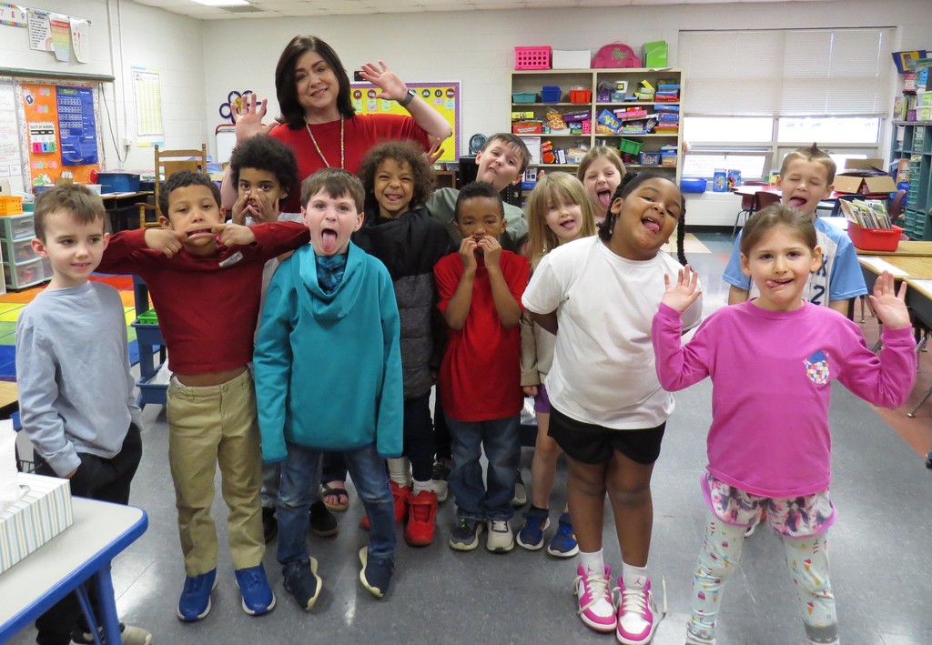 Students and Staff Celebrate "Wacky Wednesday" At Scottsburg Elementary During Read Across America