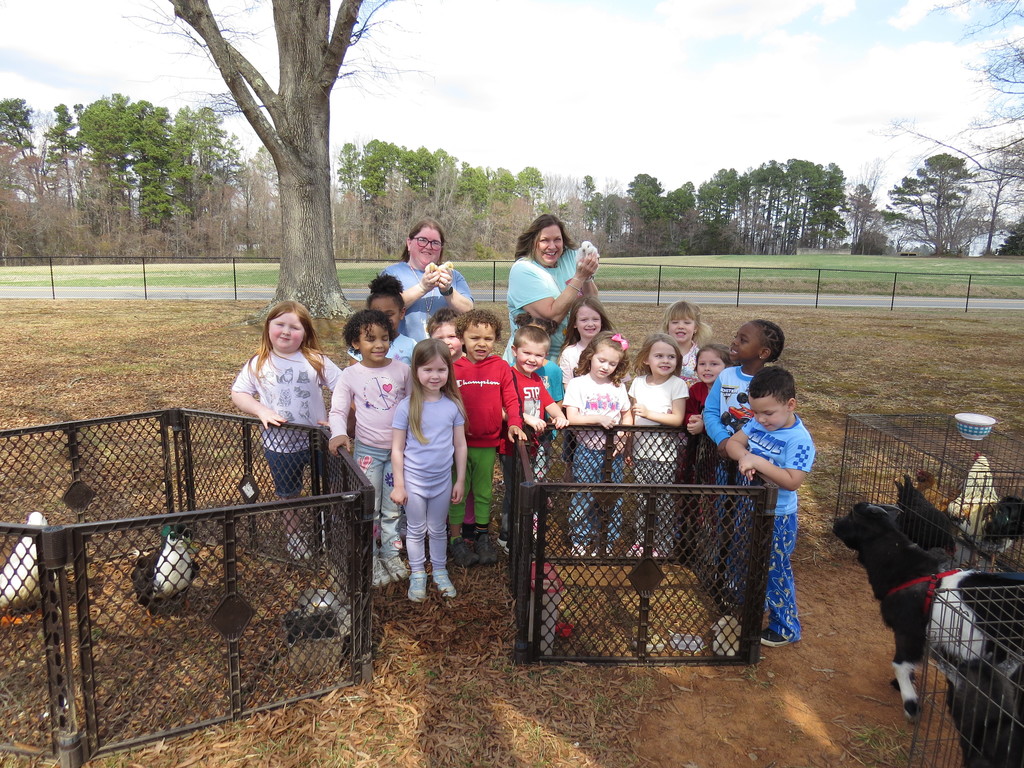 Adorable Farm Animals Visit Pre-K Students at Scottsburg Elementary
