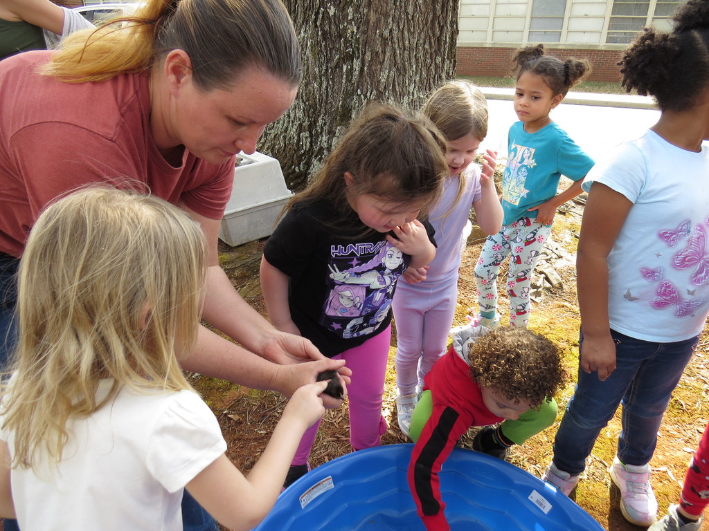 Adorable Farm Animals Visit Pre-K Students at Scottsburg Elementary