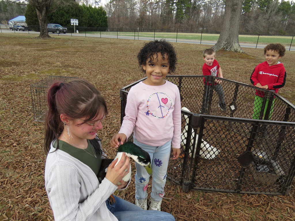 Adorable Farm Animals Visit Pre-K Students at Scottsburg Elementary