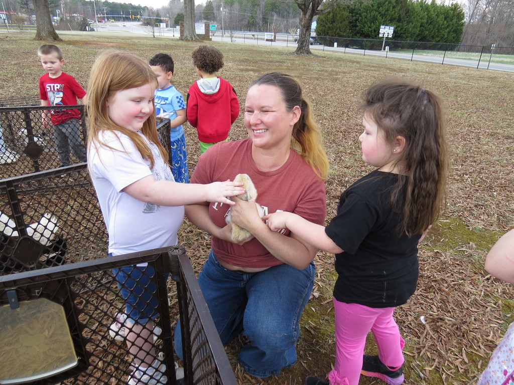 Adorable Farm Animals Visit Pre-K Students at Scottsburg Elementary