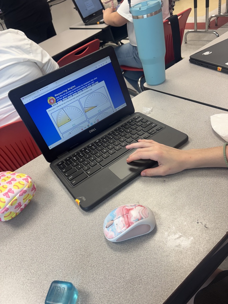 Mrs. Sheppherd's 5th Graders Measure Angles