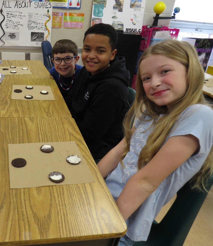 Students Learn About The Moon Phases and Make Models Out of Oreo Cookies