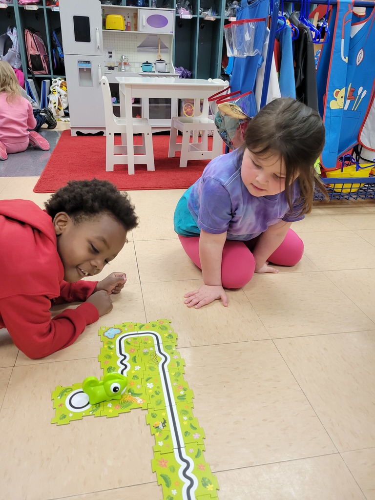 Pre-K Students Enjoy Learning About Coding 