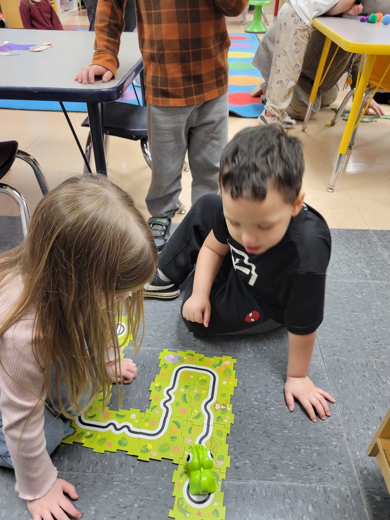 Pre-K Students Enjoy Learning About Coding 