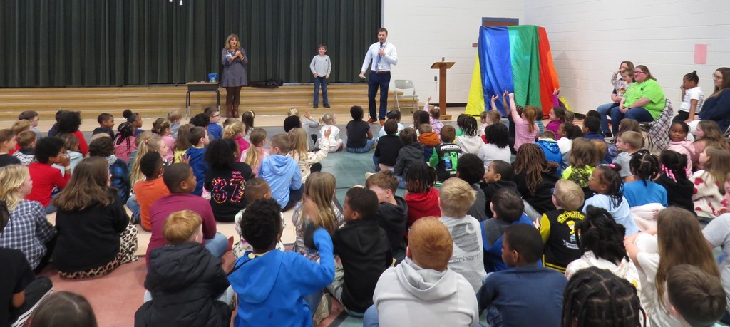 Students Receive An Exciting Book Vending Machine at Scottsburg Elementary