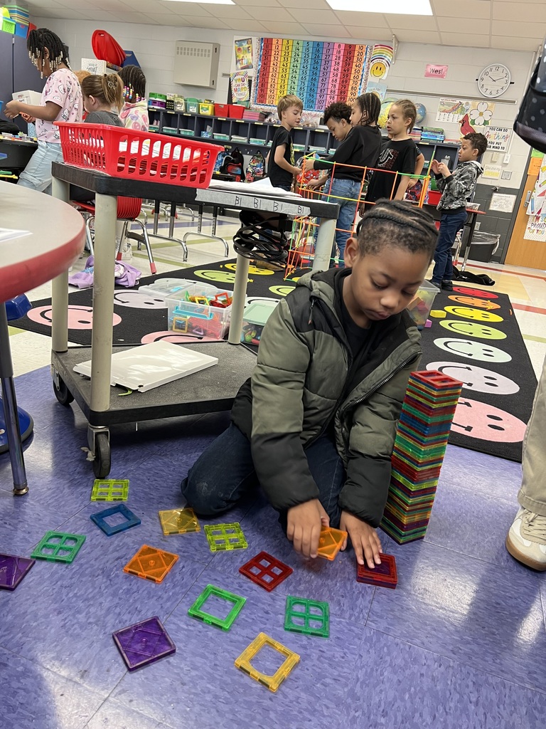 Center time learning in Mrs. Crowder's 1st grade  class
