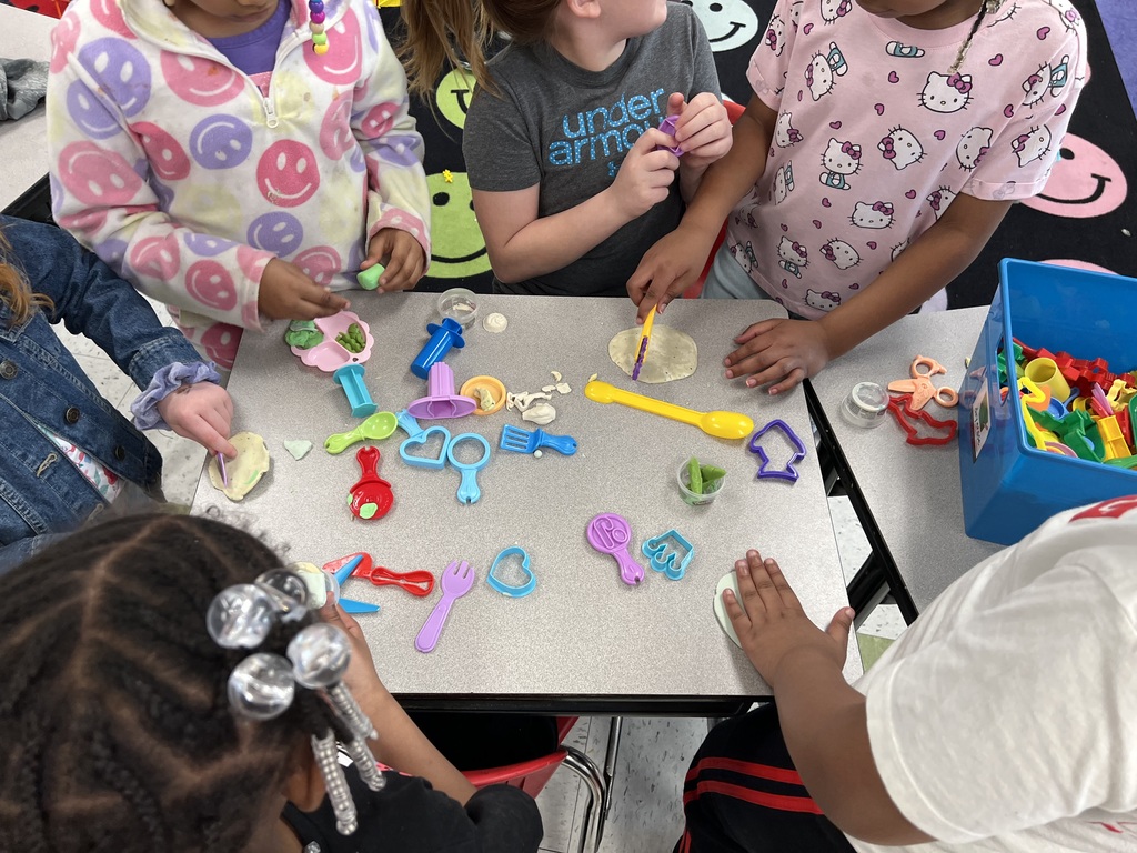 Center time learning in Mrs. Crowder's 1st grade  class