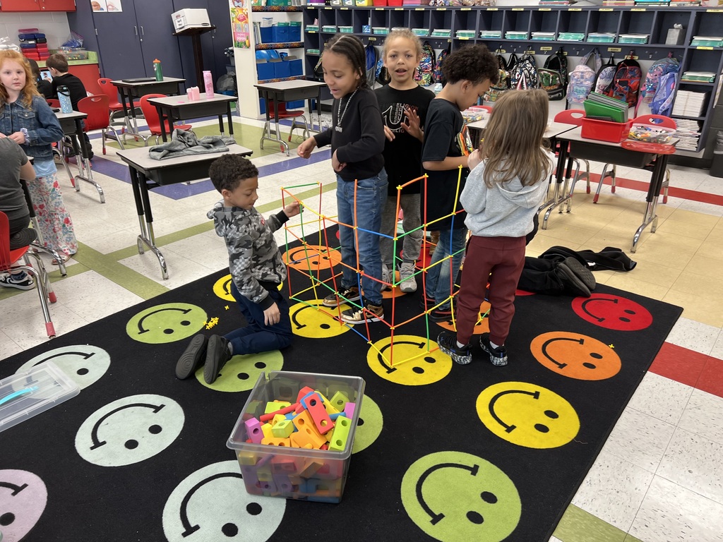 Center time learning in Mrs. Crowder's 1st grade  class