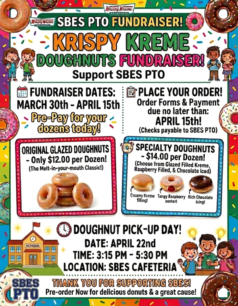 Krispy Kreme Doughnut fundraiser.