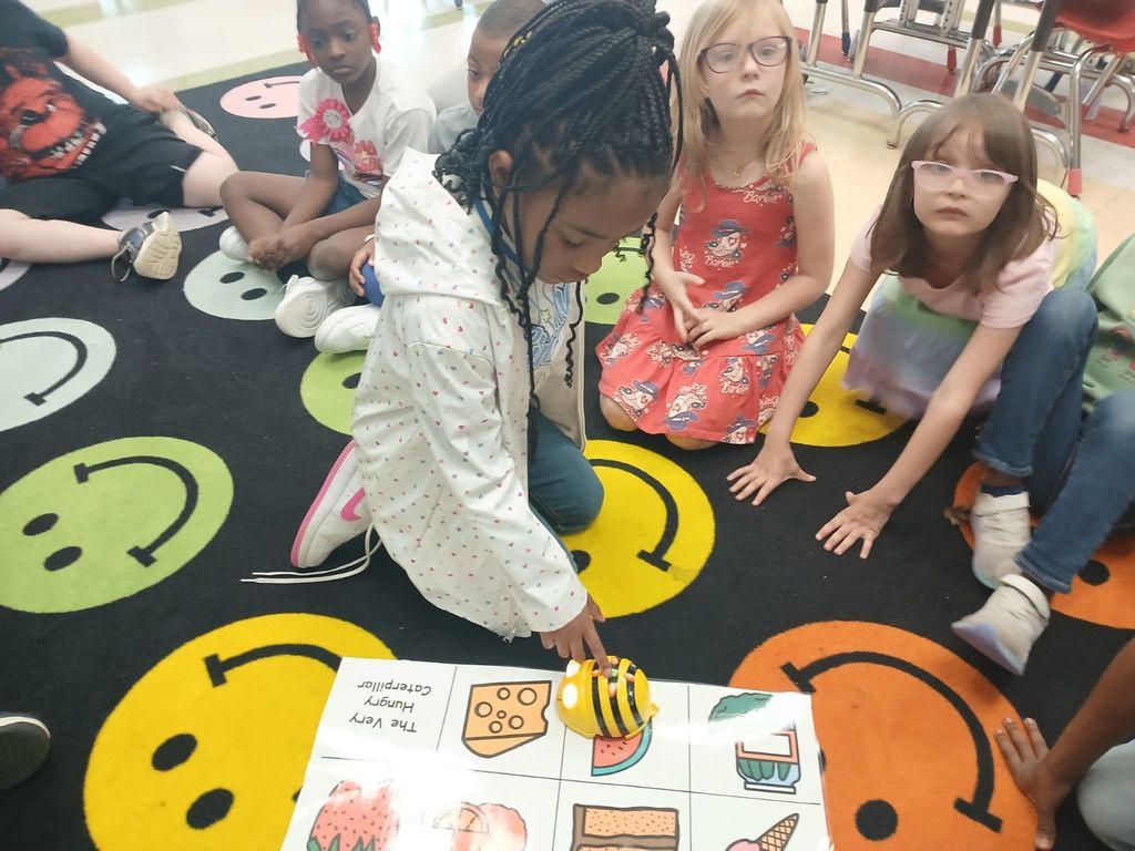 The Very Hungry Caterpillar Coding using the Bee-Bot