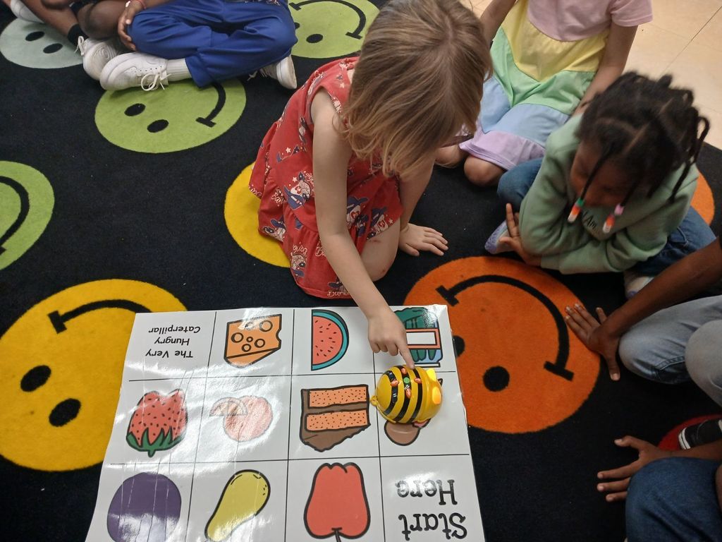 The Very Hungry Caterpillar Coding using the Bee-Bot