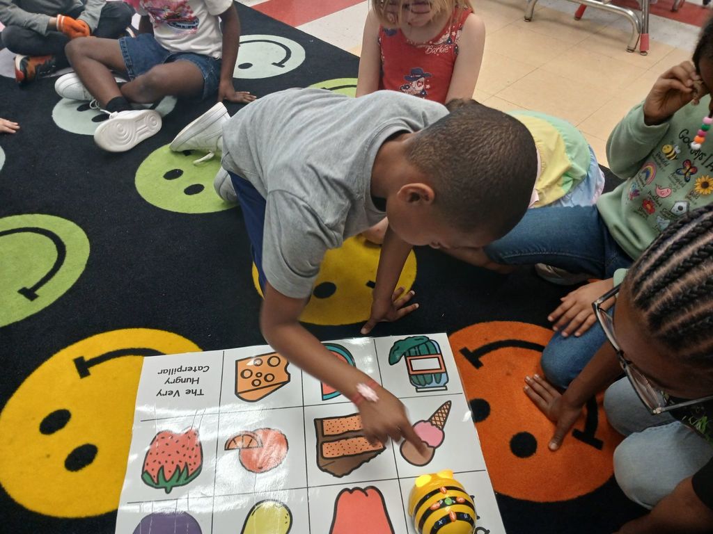 The Very Hungry Caterpillar Coding using the Bee-Bot