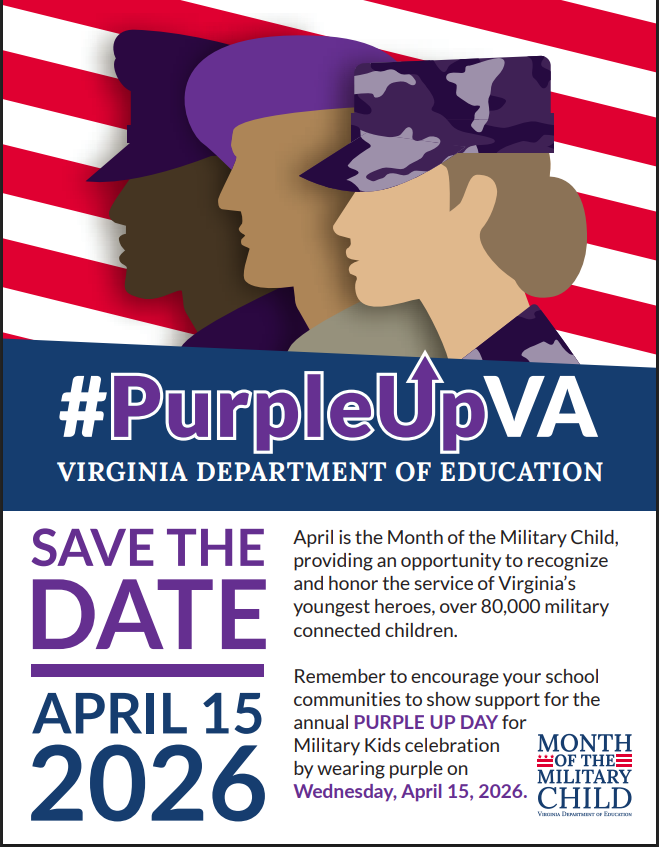 Purple Up for Military Kids Day!