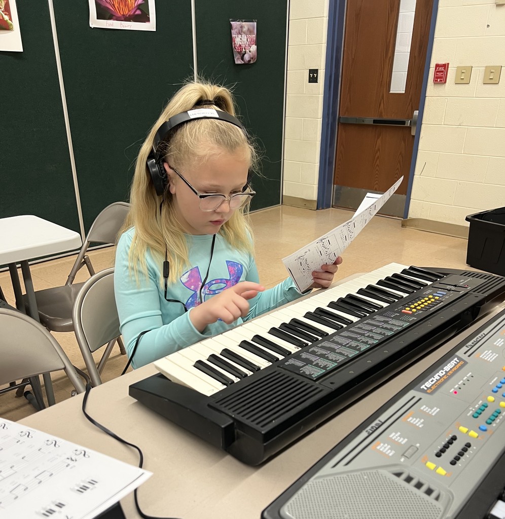 Students at Scottsburg Elementary in Mr. Williamson’s Music Class Have Been Developing Their Musical Skills
