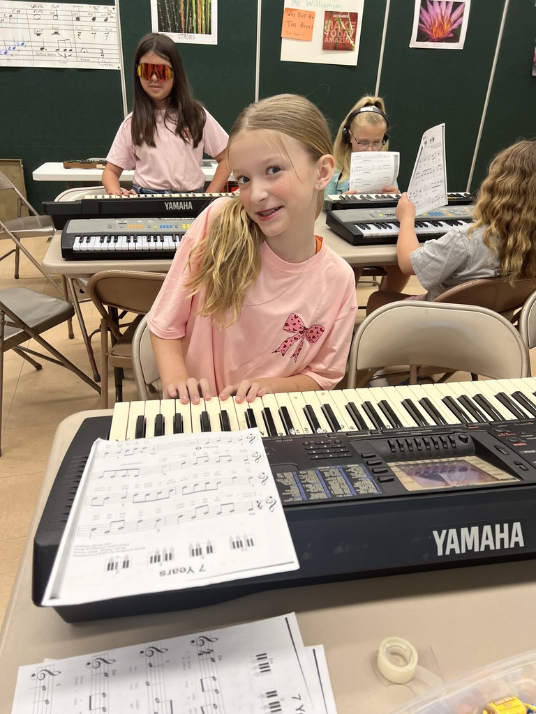 Students at Scottsburg Elementary in Mr. Williamson’s Music Class Have Been Developing Their Musical Skills